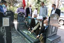 کارکنان حج و زیارت استان تهران با حضور در بهشت زهرا(س) یاد و خاطره شهدای مظلوم منا را گرامی داشتند